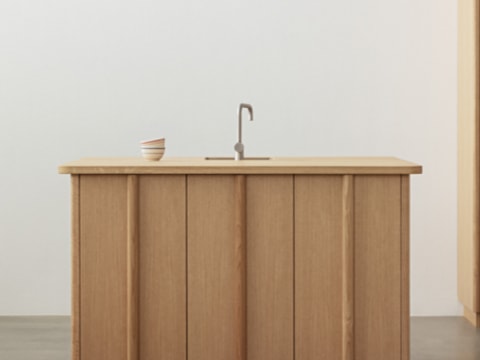 COLUMN Natural Oak kitchen front