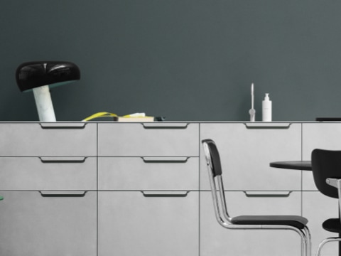 FOLD Aluminium kitchen front