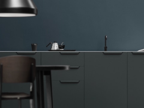 FOLD Anthracite kitchen front