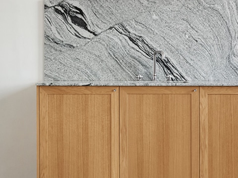 SHAKER Natural Oak kitchen front